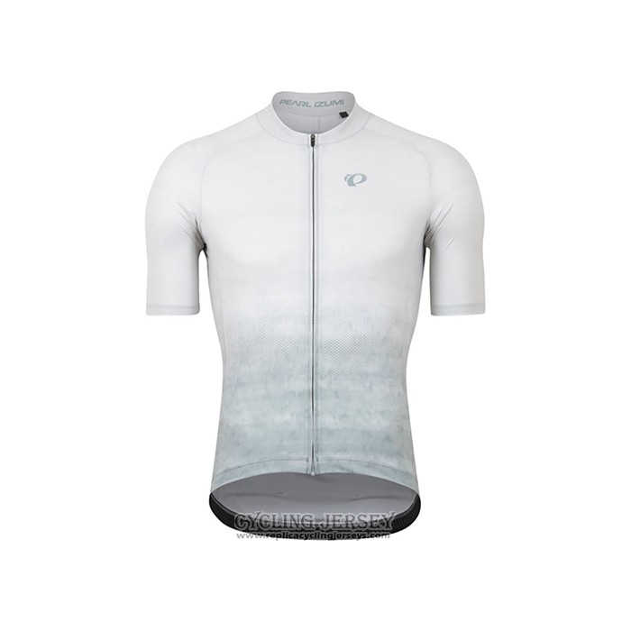2021 Cycling Jersey Pearl Izumi White Gray Short Sleeve And Bib Short